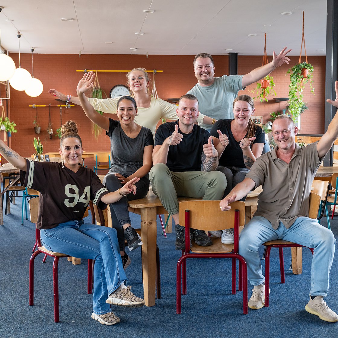 het team van Eetcafé Wiegman